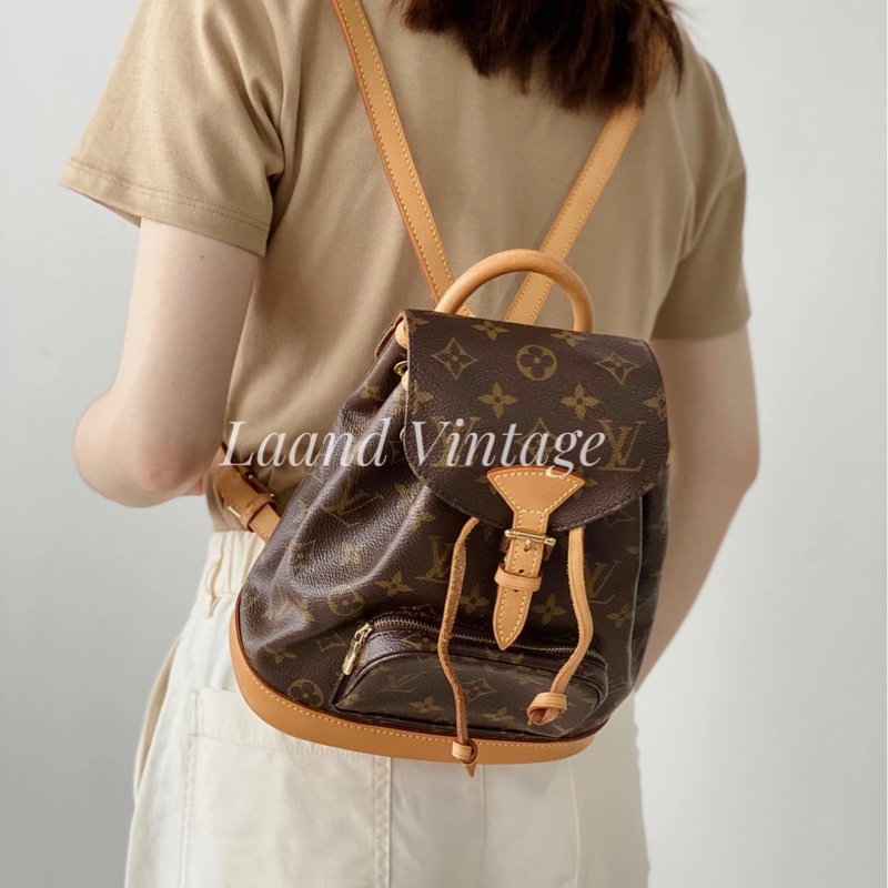 🌷Louis Vuitton 後背包小號 ｜經典花紋✦fufu style 精品✦ 氣質款｜-2