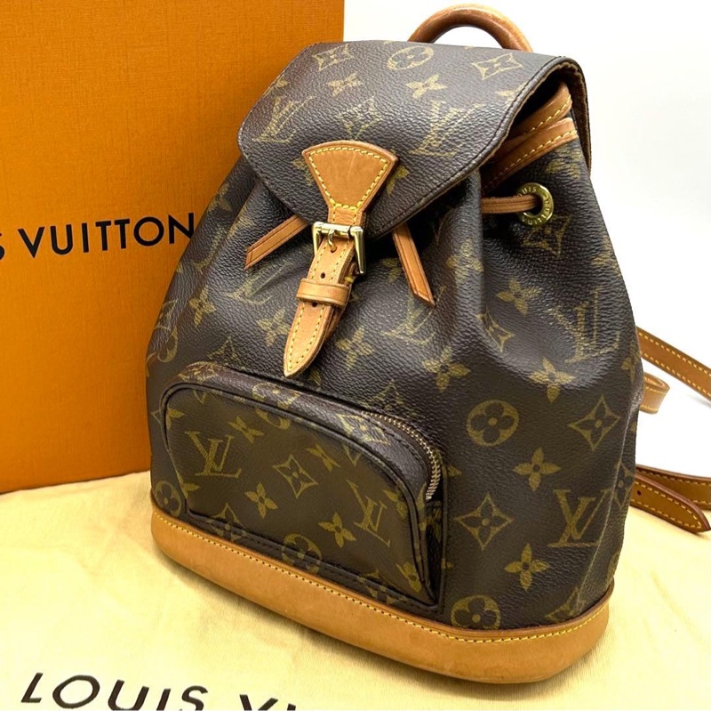 🌷Louis Vuitton 後背包小號 ｜經典花紋✦fufu style 精品✦ 氣質款｜-7