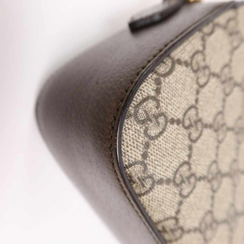 GUCCI 塗層帆布Supreme Messenger金扣肩背袋-7