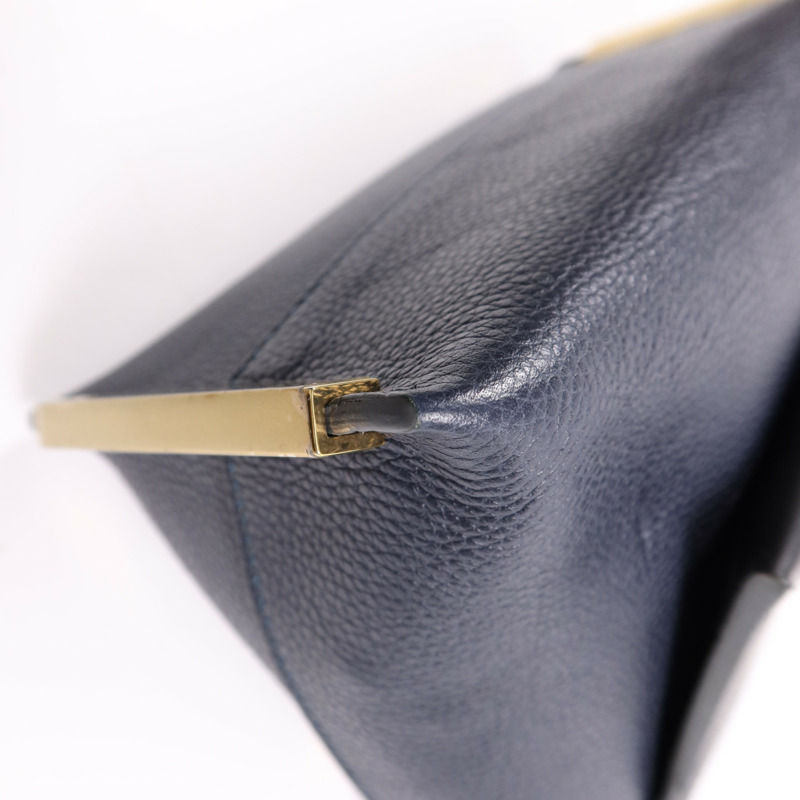 Chloe 牛皮皮革Clare金扣肩背袋-6