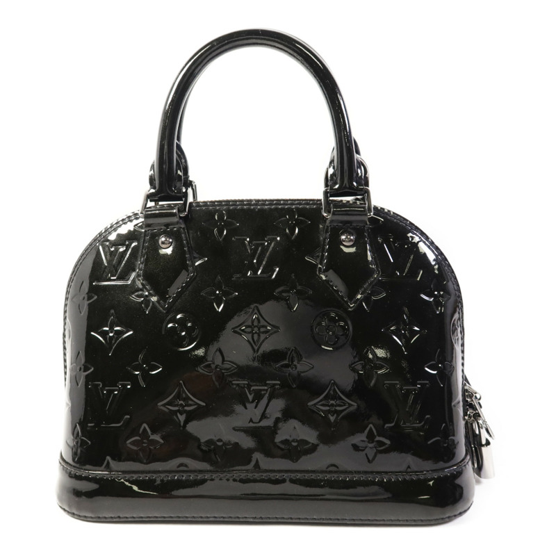 LOUIS VUITTON Vernis Alma BB銀扣手挽肩背兩用袋-1