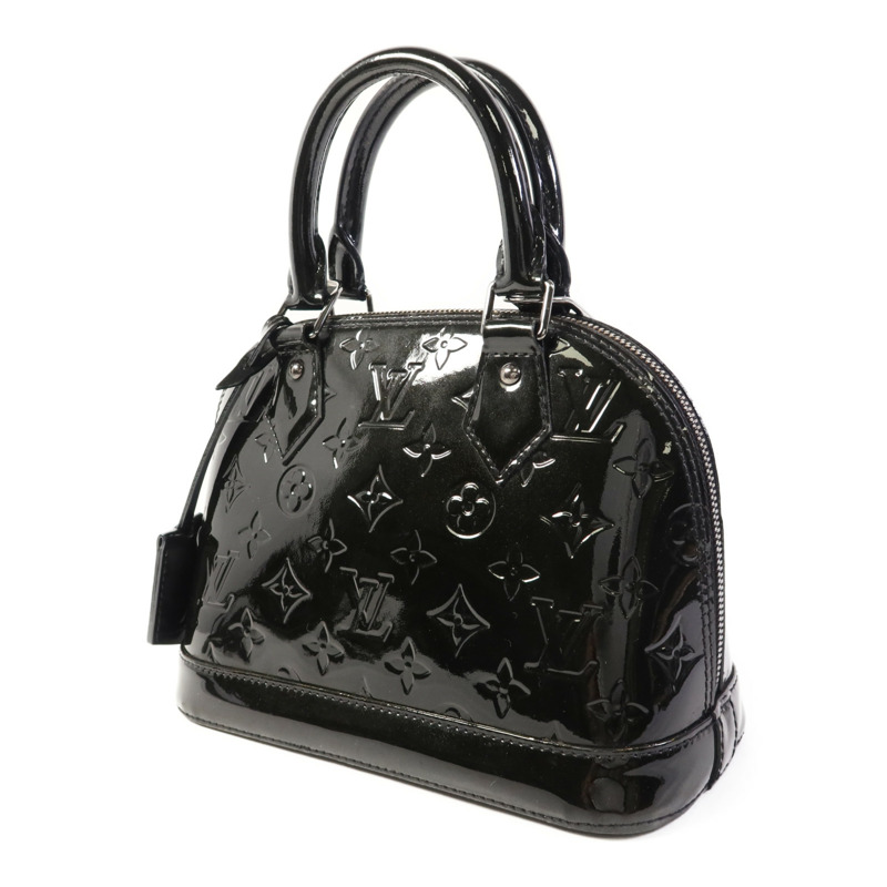 LOUIS VUITTON Vernis Alma BB銀扣手挽肩背兩用袋-2