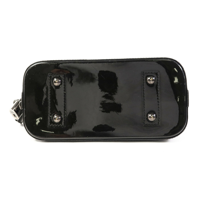 LOUIS VUITTON Vernis Alma BB銀扣手挽肩背兩用袋-3