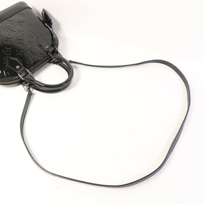 LOUIS VUITTON Vernis Alma BB銀扣手挽肩背兩用袋-4