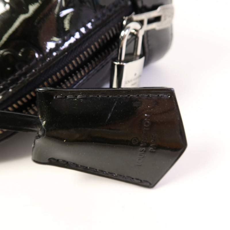 LOUIS VUITTON Vernis Alma BB銀扣手挽肩背兩用袋-18