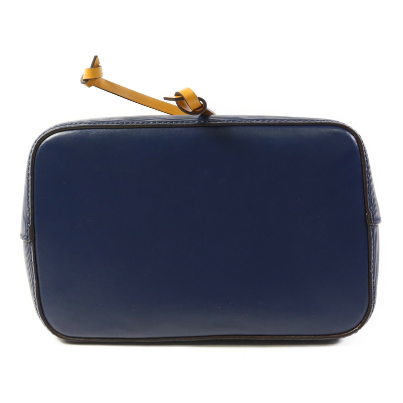 LOUIS VUITTON Epi Neo Noe BB銀扣手挽肩背兩用袋深藍色-3