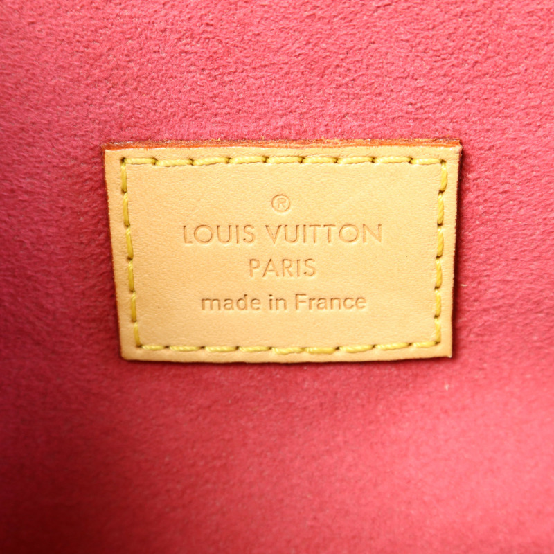 LOUIS VUITTON Monogram Patches Pochette Metis金扣手挽肩背兩用袋棕色-6