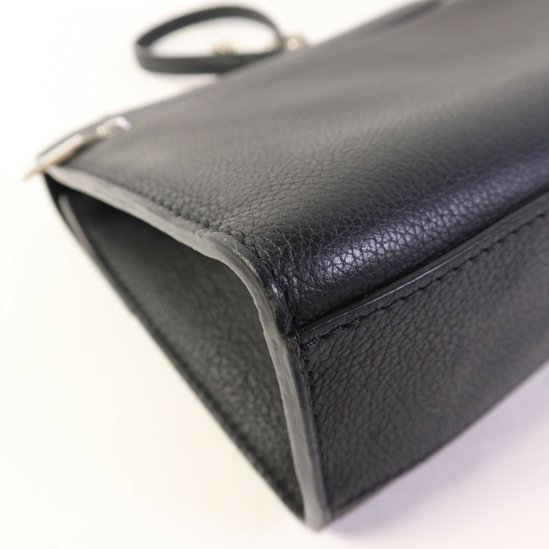 LOUIS VUITTON 牛皮皮革Mylockme銀扣鏈帶肩背袋-14