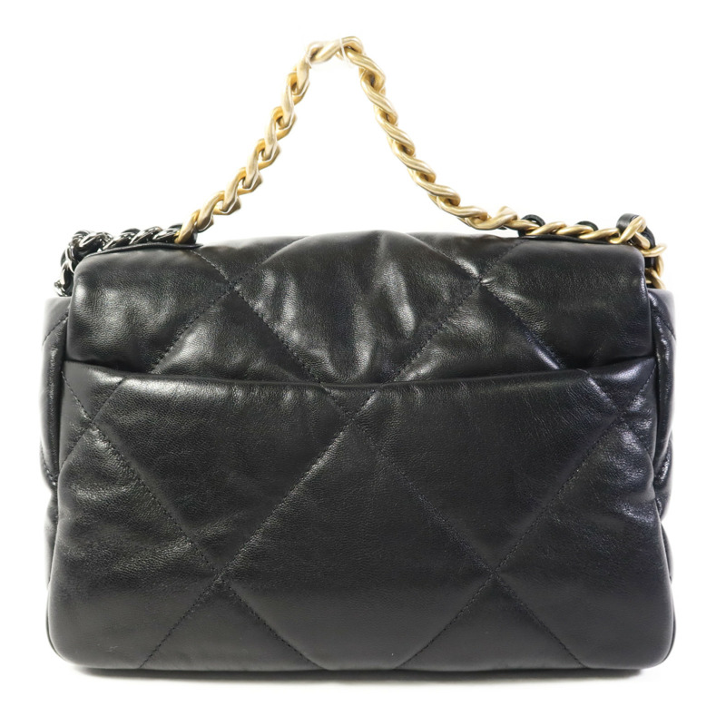 CHANEL 羊皮皮革C19 Small手挽肩背兩用袋-1