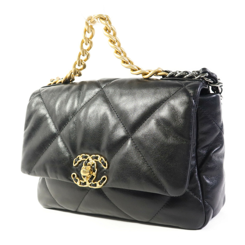 CHANEL 羊皮皮革C19 Small手挽肩背兩用袋-2