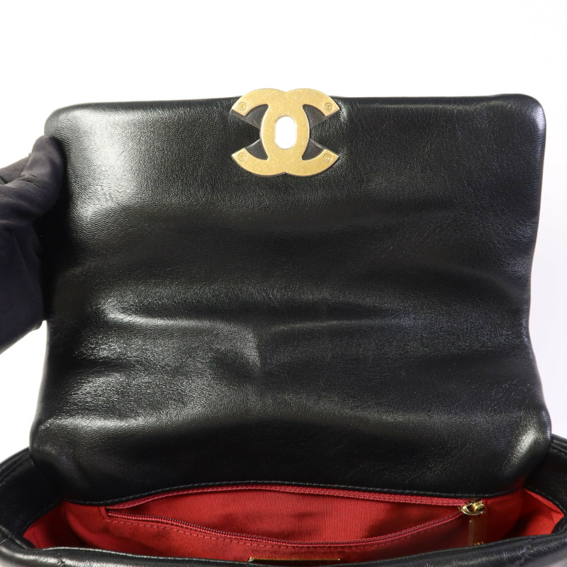 CHANEL 羊皮皮革C19 Small手挽肩背兩用袋-6