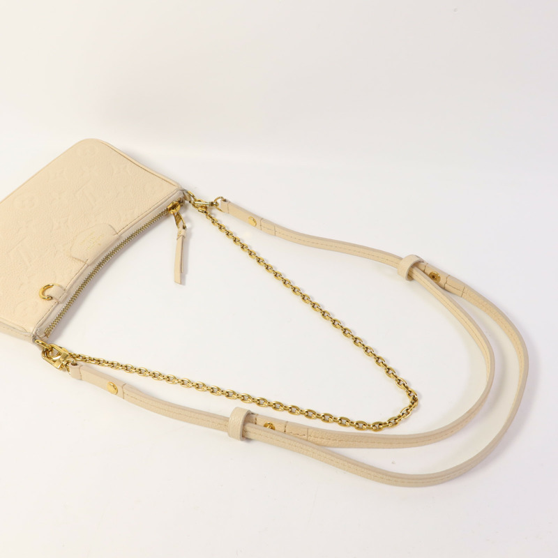 LOUIS VUITTON Monogram Empreinte Easy Pouch On Strap金扣手挽肩背兩用袋-4