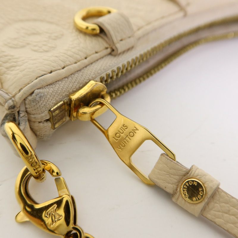LOUIS VUITTON Monogram Empreinte Easy Pouch On Strap金扣手挽肩背兩用袋-7