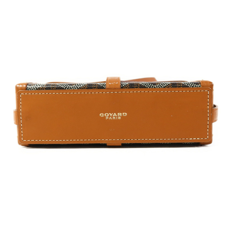 GOYARD 塗層帆布Minaudiere Trunk金扣肩背袋-3