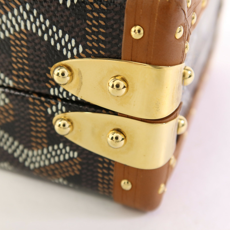 GOYARD 塗層帆布Minaudiere Trunk金扣肩背袋-9