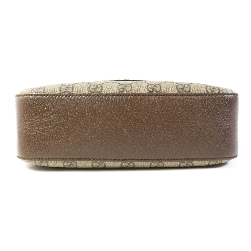 GUCCI 塗層帆布GG Supreme Messenger金扣肩背袋-3