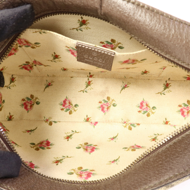 GUCCI 塗層帆布GG Supreme Messenger金扣肩背袋-5