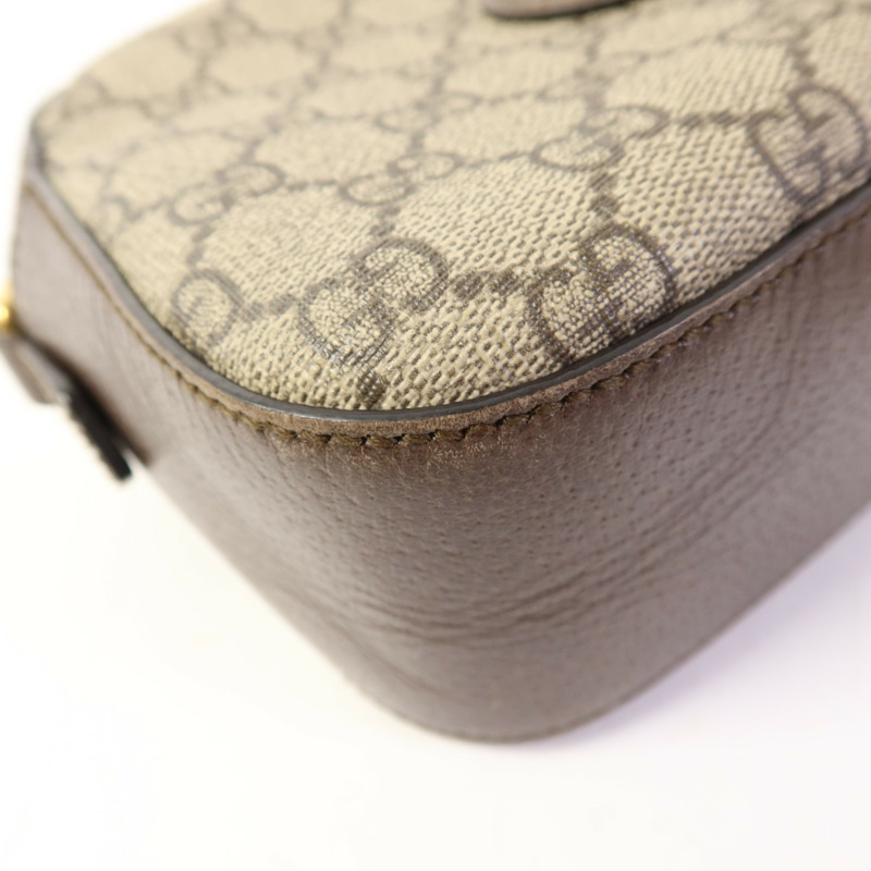 GUCCI 塗層帆布GG Supreme Messenger金扣肩背袋-14