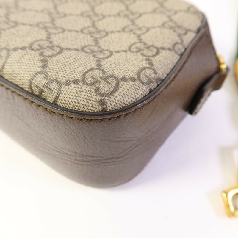 GUCCI 塗層帆布GG Supreme Messenger金扣肩背袋-15