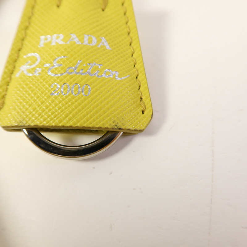 PRADA 尼龍Re-Edition 2000銀扣手挽袋-16