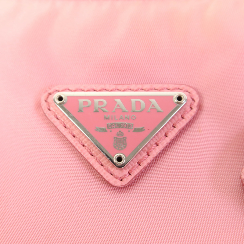 PRADA 尼龍Re-Edition 2000銀扣手挽袋-8