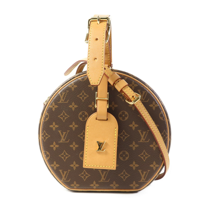 LOUIS VUITTON Monogram Petite Boite Chapeau金扣手挽肩背兩用袋-0