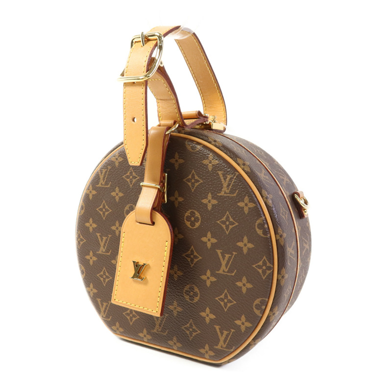 LOUIS VUITTON Monogram Petite Boite Chapeau金扣手挽肩背兩用袋-2
