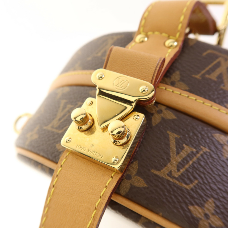 LOUIS VUITTON Monogram Petite Boite Chapeau金扣手挽肩背兩用袋-8