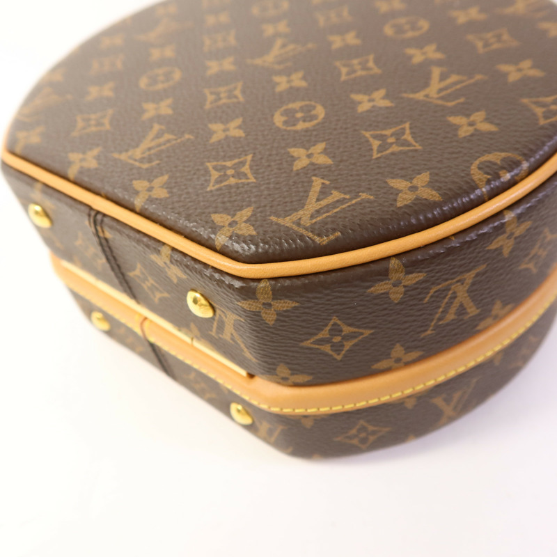 LOUIS VUITTON Monogram Petite Boite Chapeau金扣手挽肩背兩用袋-15