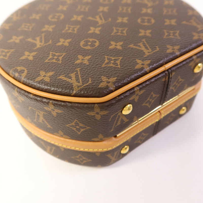 LOUIS VUITTON Monogram Petite Boite Chapeau金扣手挽肩背兩用袋-16
