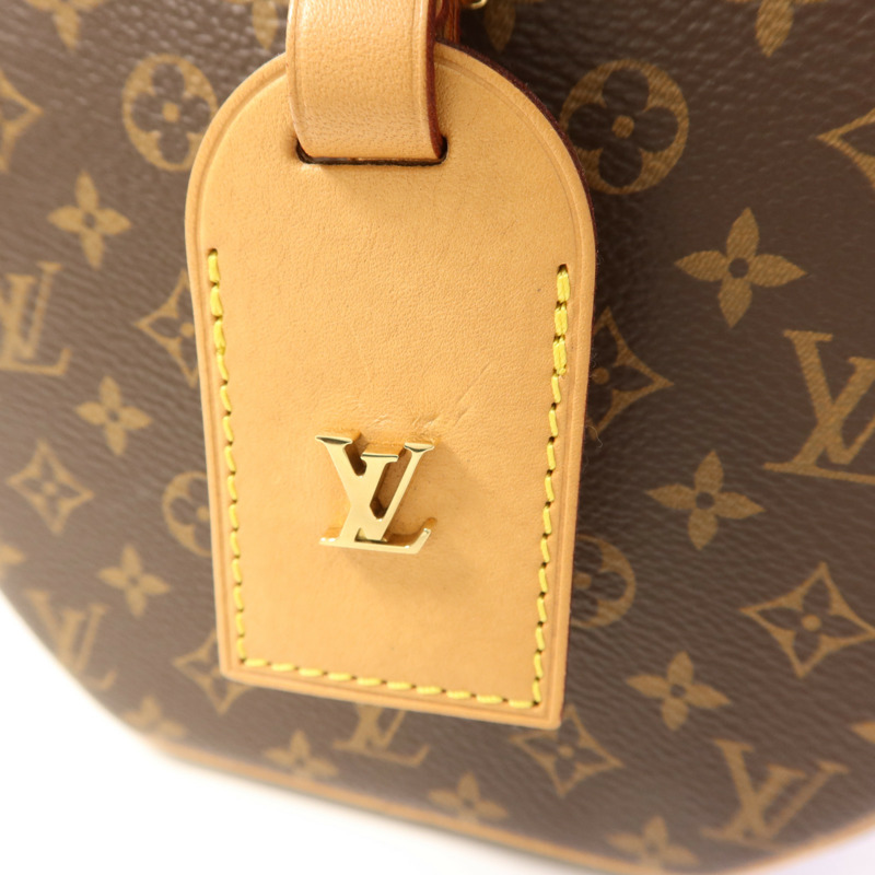 LOUIS VUITTON Monogram Petite Boite Chapeau金扣手挽肩背兩用袋-18