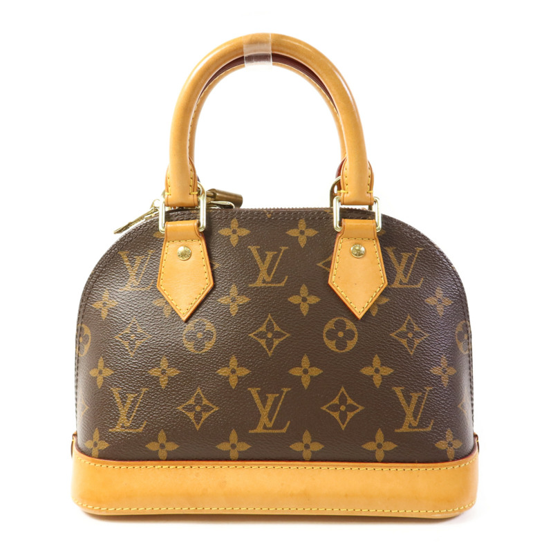 LOUIS VUITTON Monogram Alma BB金扣手挽肩背兩用袋-1