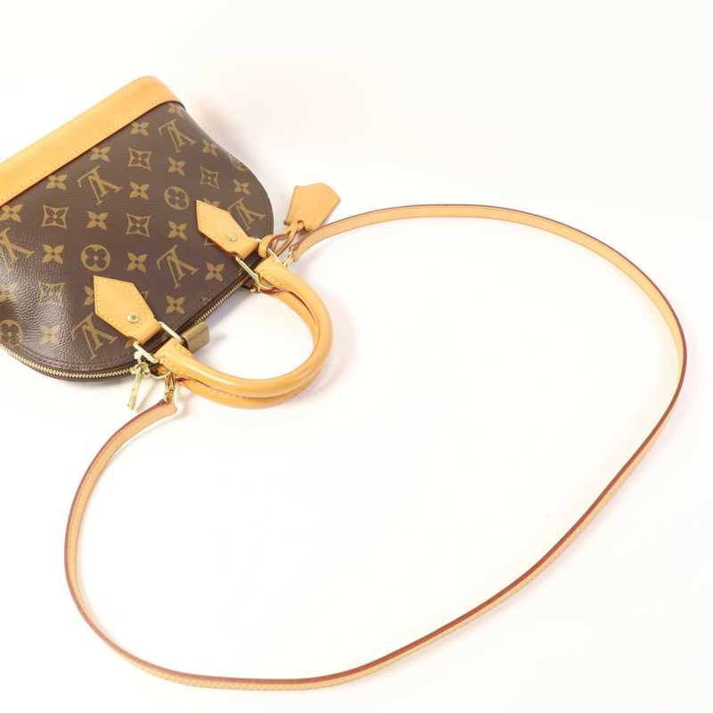 LOUIS VUITTON Monogram Alma BB金扣手挽肩背兩用袋-4