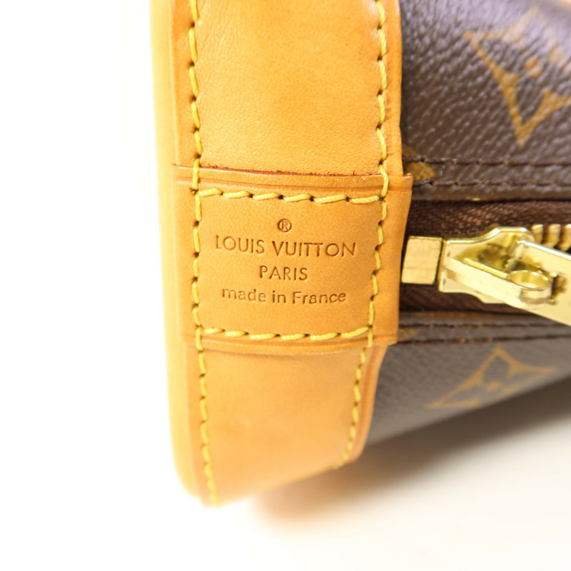 LOUIS VUITTON Monogram Alma BB金扣手挽肩背兩用袋-6