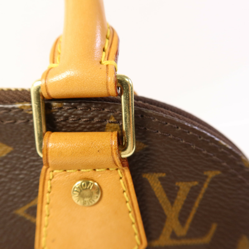 LOUIS VUITTON Monogram Alma BB金扣手挽肩背兩用袋-12