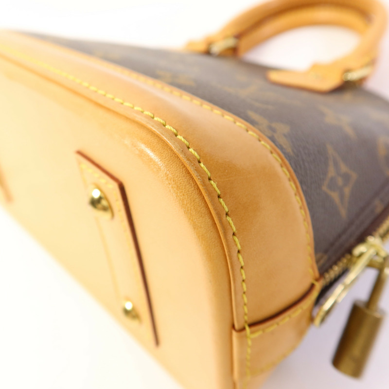 LOUIS VUITTON Monogram Alma BB金扣手挽肩背兩用袋-13