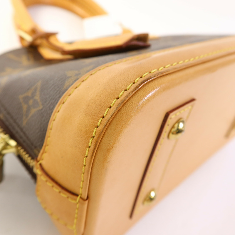 LOUIS VUITTON Monogram Alma BB金扣手挽肩背兩用袋-16