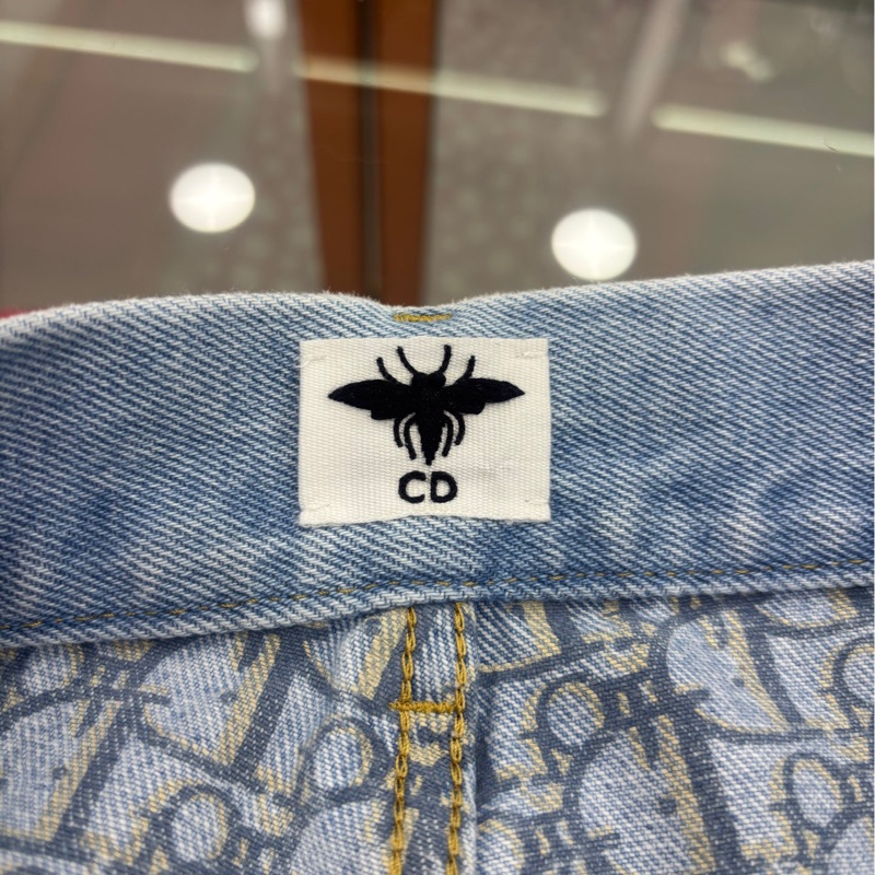Dior迪奧早秋度假系列淺藍牛仔褲 32碼-1