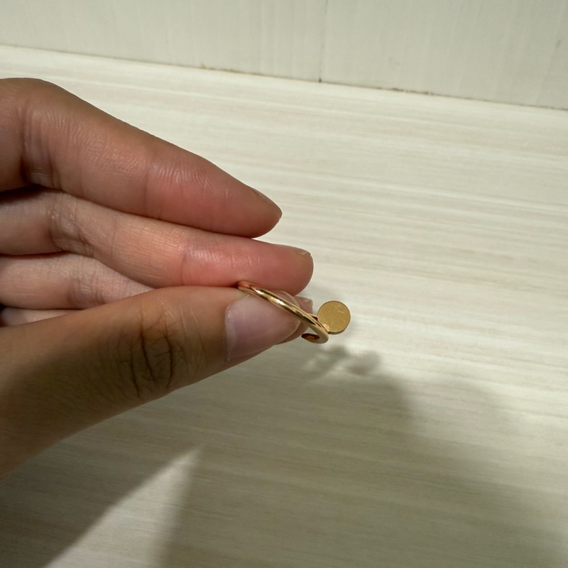 Cartier 釘子戒指 Cartier戒指 玫瑰金 49號-23