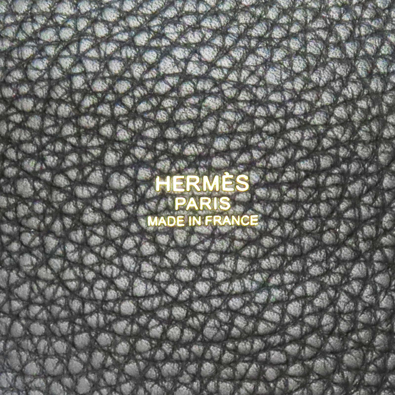 黑色 Taurillon牛皮 Picotin Lock 18 手提包 B刻 金扣【HERMES 愛馬仕】-5