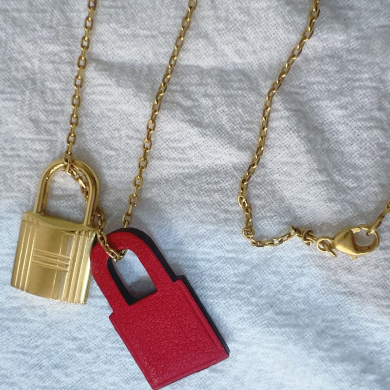 ෆ Hermes O’Kelly 小鎖頭項鍊♥️🈶購證-9