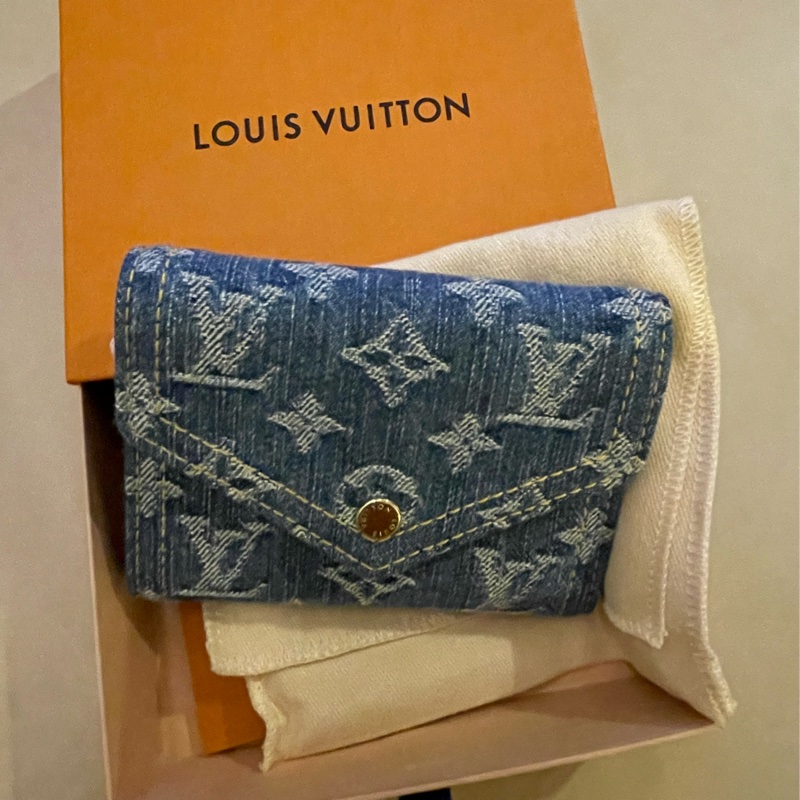 Louis Vuitton 牛仔短夾-0