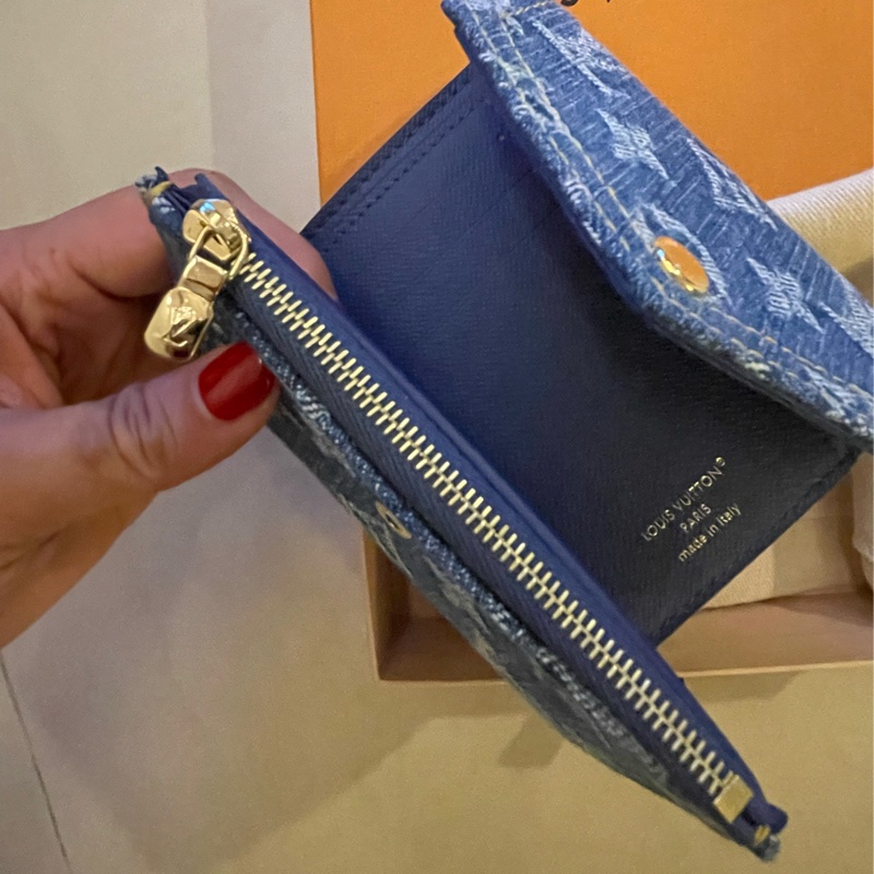 Louis Vuitton 牛仔短夾-4