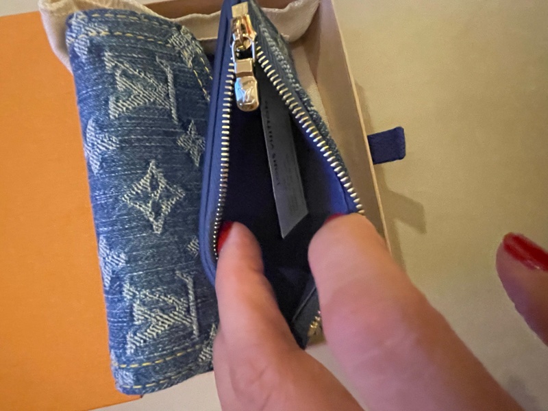 Louis Vuitton 牛仔短夾-5