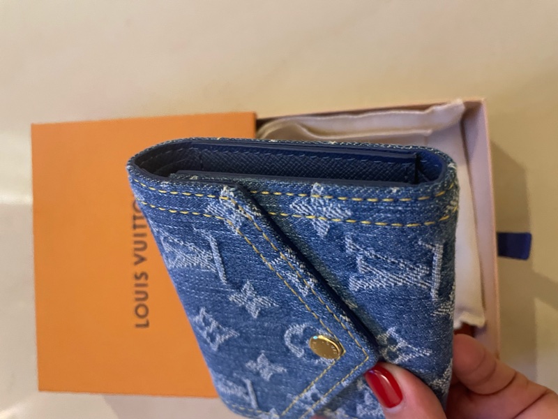 Louis Vuitton 牛仔短夾-9