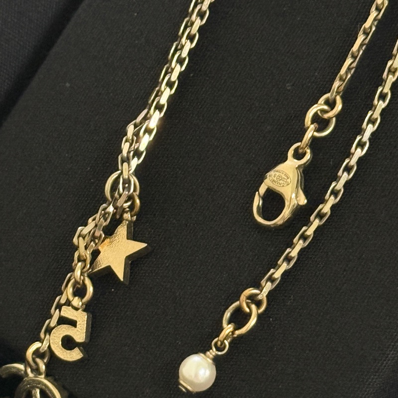 Chanel香奈兒雙C星星五號項鍊-4