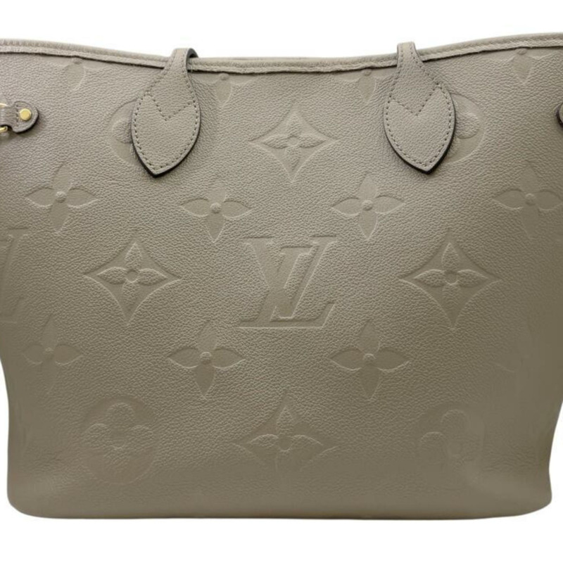 路易威登 Monogram Empreinte Neverfull MM Tourterelle 手提包 M45686 女士-3