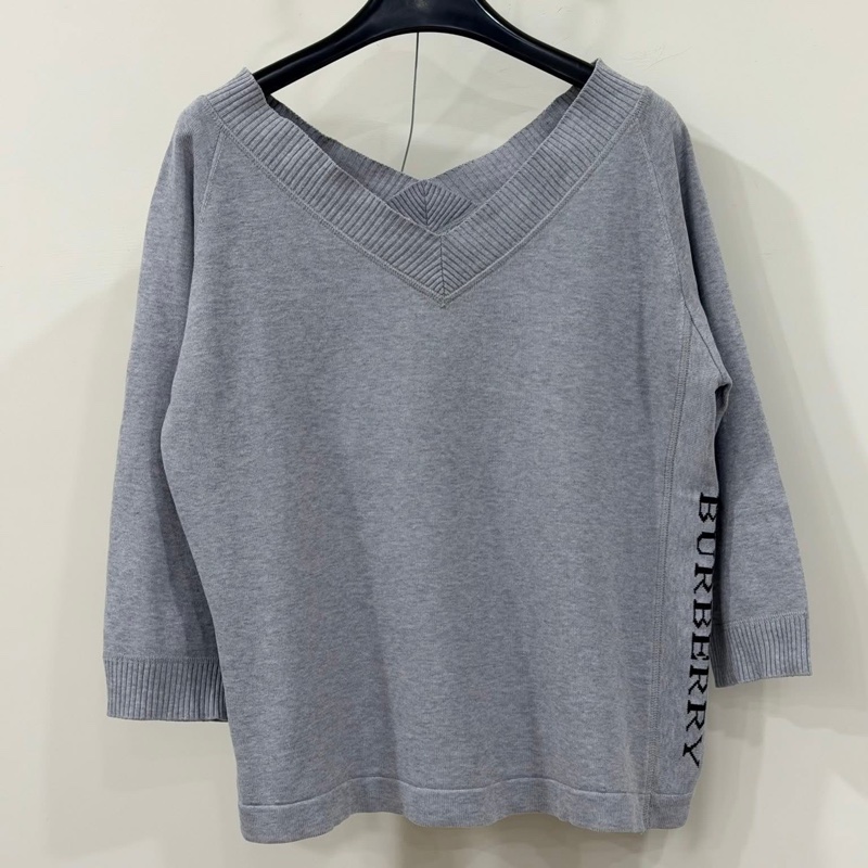 Burberry 倫敦 V領字母上衣-0