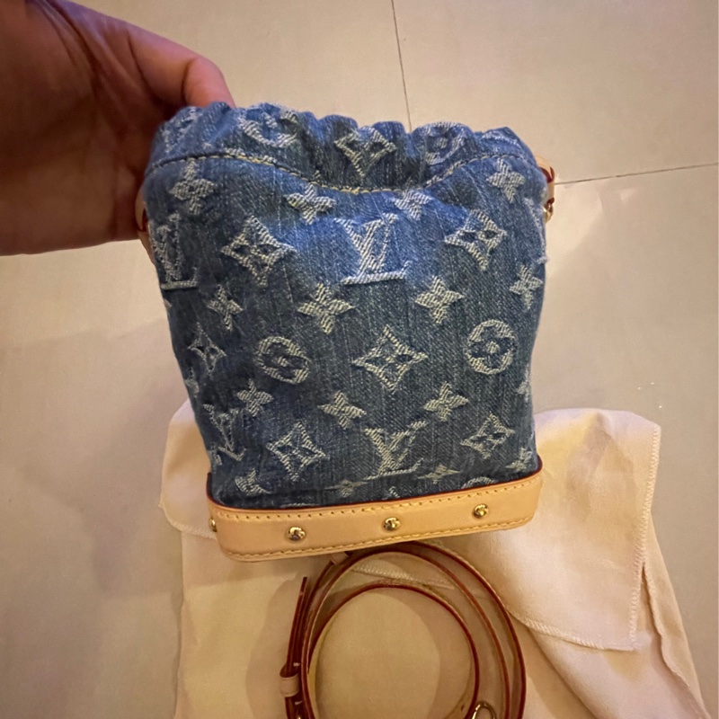 Louis Vuitton 深藍牛仔水桶包-2