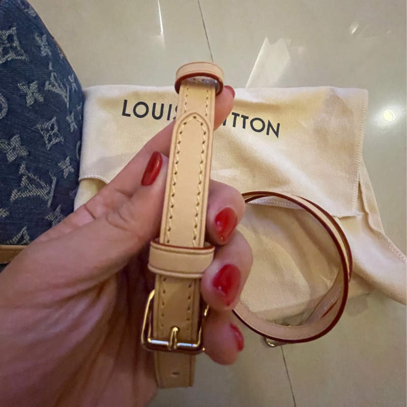 Louis Vuitton 深藍牛仔水桶包-8
